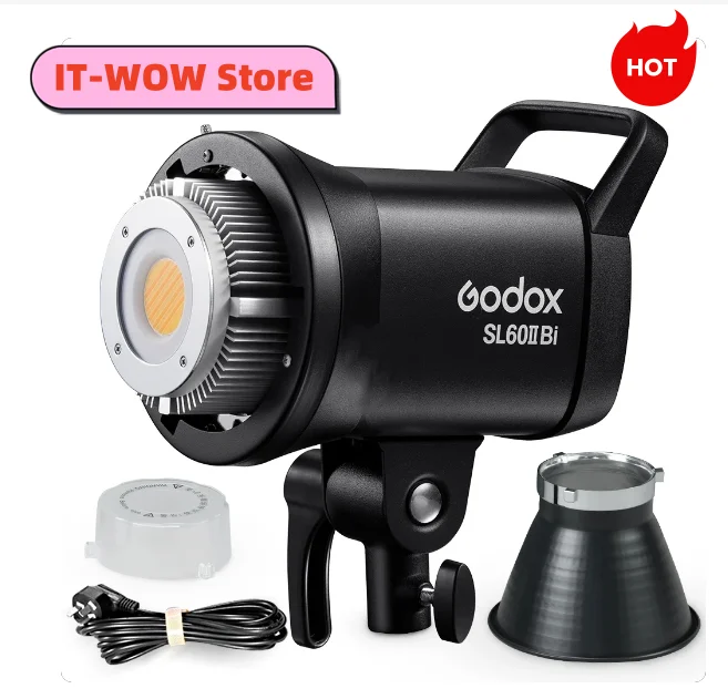 Godox SL60IIBi COB LED  Ʈ, 2800-6500K, 2.4G,   ,  ȭ  Ʈ  Ʈ